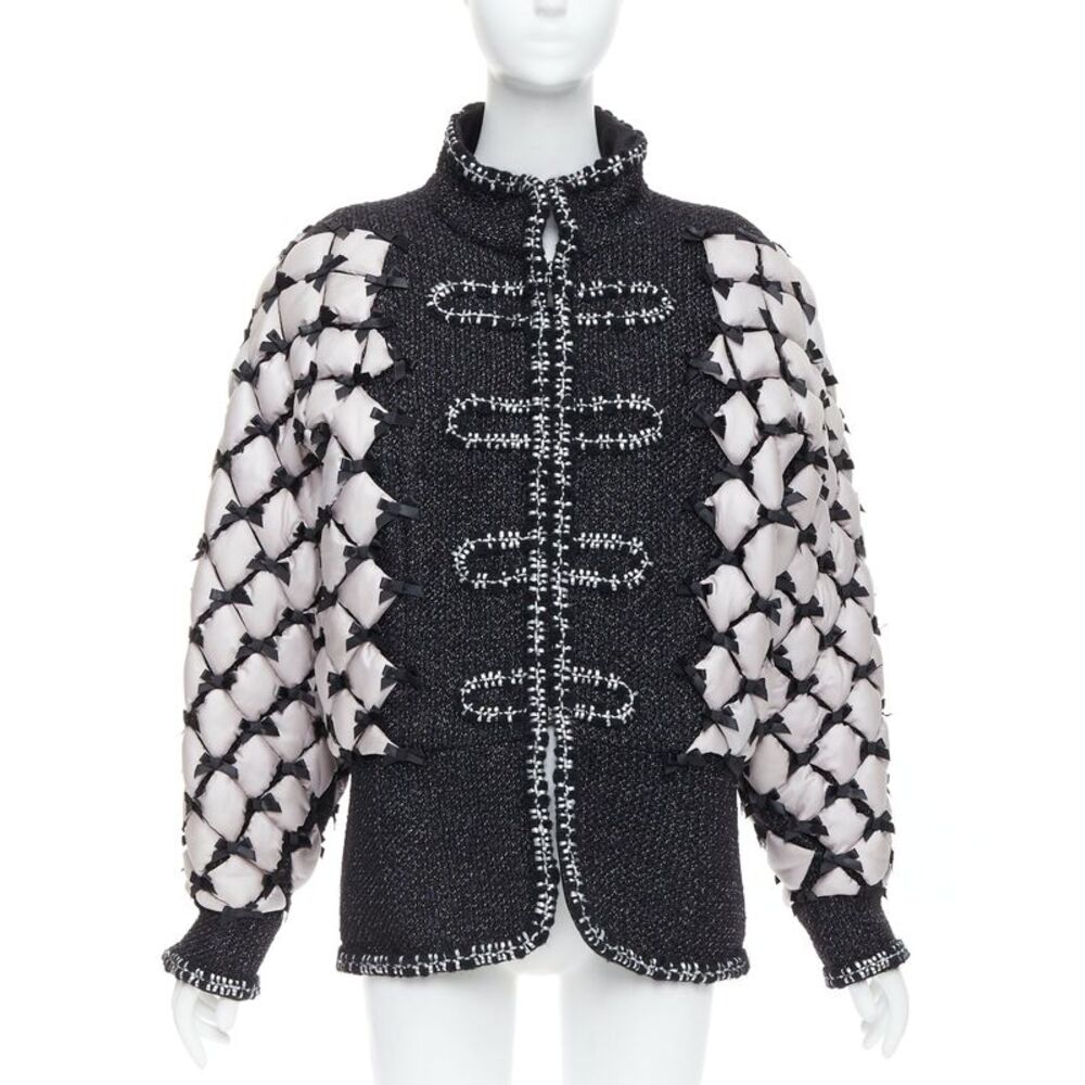 Chanel Tweed Quilted Ribbon Jacket